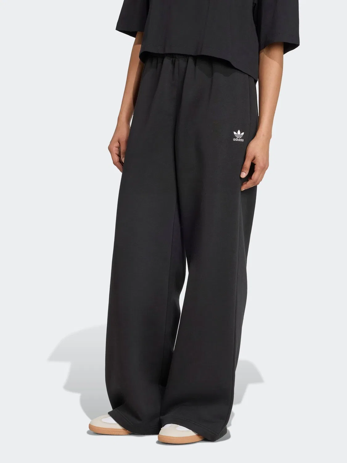 Штаны свободного кроя Essentials, adidas Originals, черный