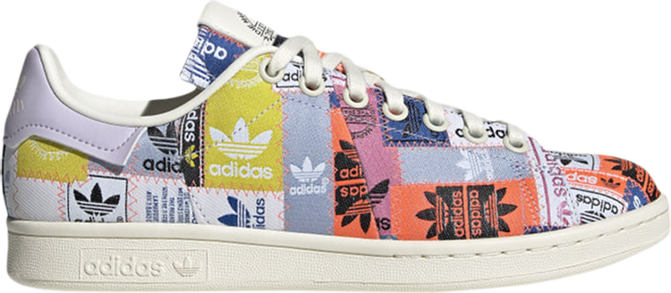 Кроссовки Adidas Wmns Stan Smith 'Patchwork Trefoils', многоцветный - фото