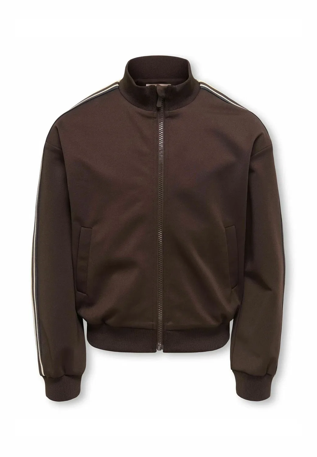 Куртка Kogwarm up life x track zip jacket pnt - толстовка на молнии Only Girls, Coffee Bean