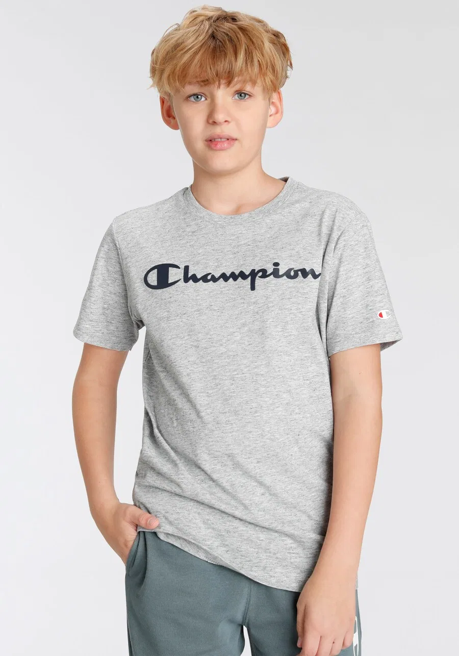 Рубашка Champion серого цвета с пятнистым рисунком — фото 3