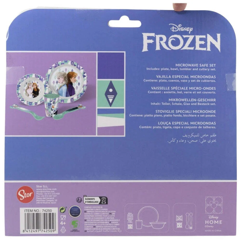 Детский набор посуды для пикника Frozen Ice Magic, с принтом, 5 предметов, Frozen — фото 3