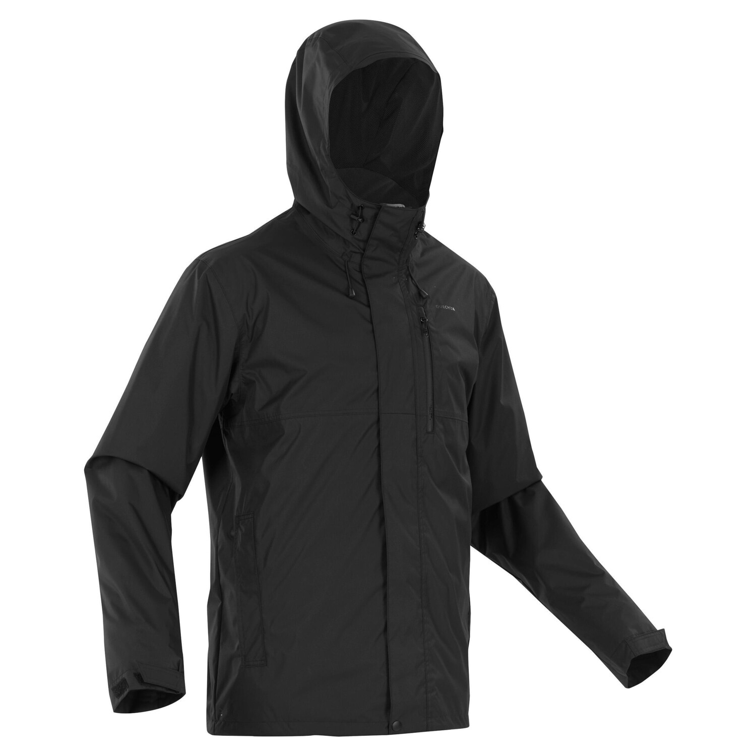 

Дождевик Quechua мужской непромокаемый, черный
