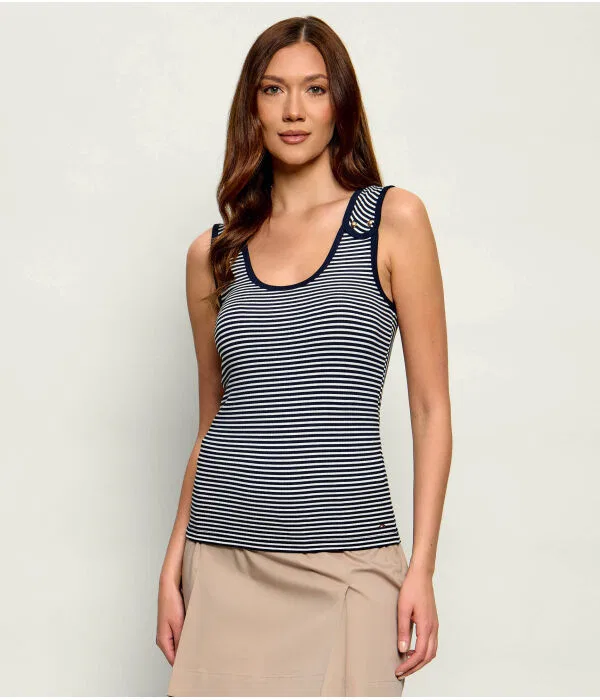 Женский топ Slim Fit Tommy Hilfiger, Blu Marino