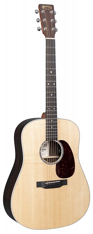 

Martin D-13E-01 Dreadnought Верхняя часть из ситкинской ели, задняя и боковые стороны из циркоти