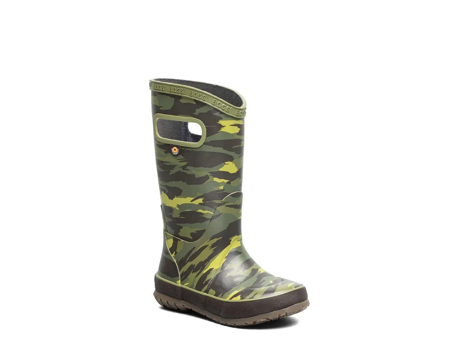 Резиновые сапоги Brush Camo для мальчиков, Bogs, зеленый/мультиколор