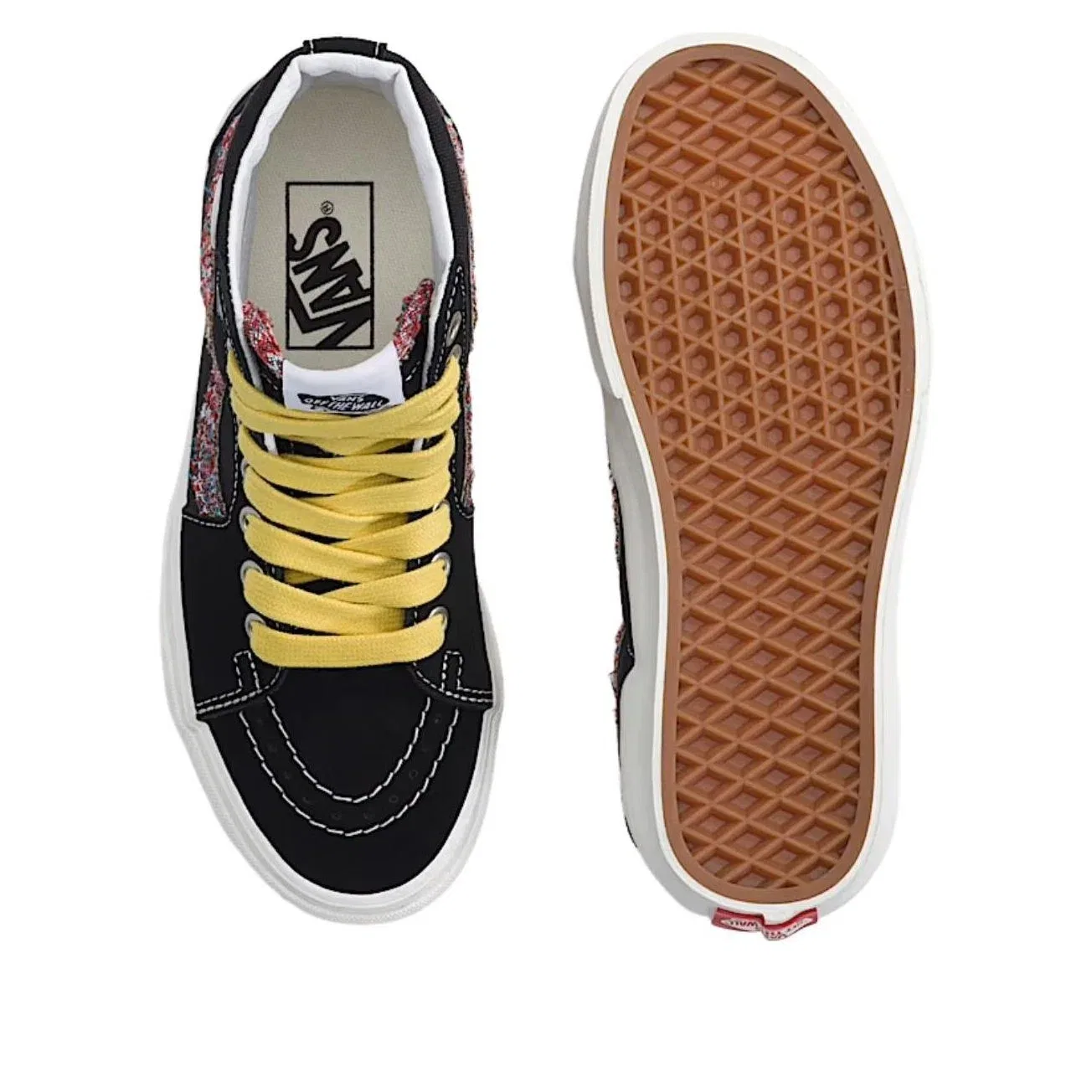 Детские кроссовки с высоким верхом Sk8-Hi Vans, черный — фото 3