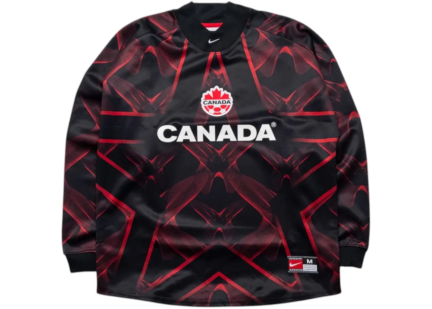 Мужская футбольная вратарская джерси Nike Authentic Dri-FIT ADV Nike, Black Sport Red