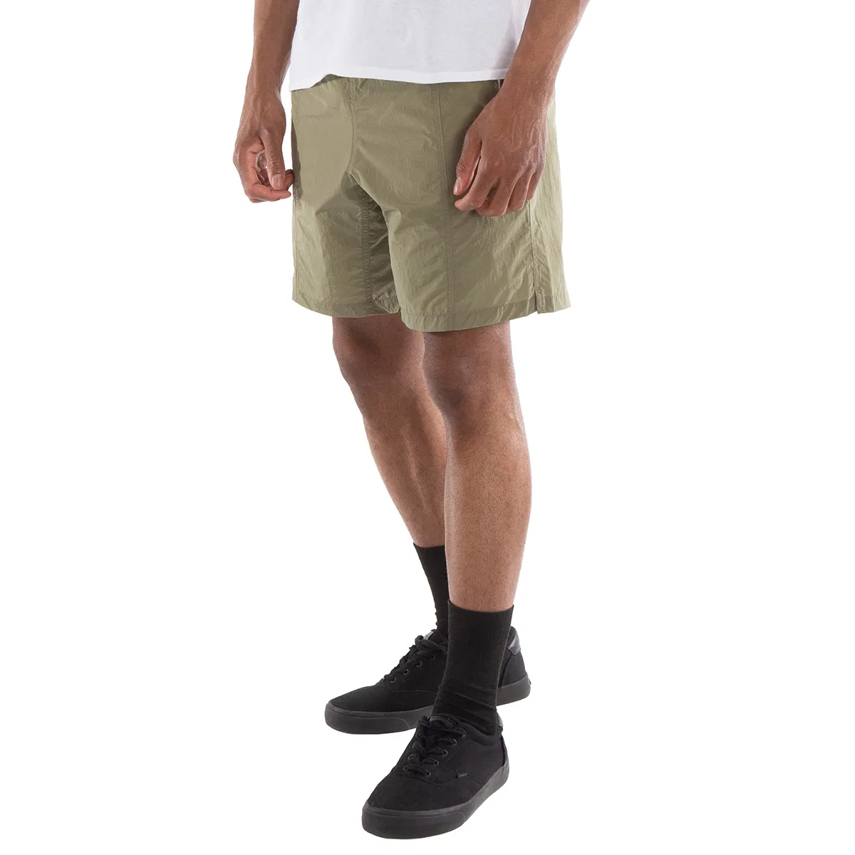Плавки из нейлона с канвасом Nylon Canvas Swim Shorts Ami Paris, Green — фото 2
