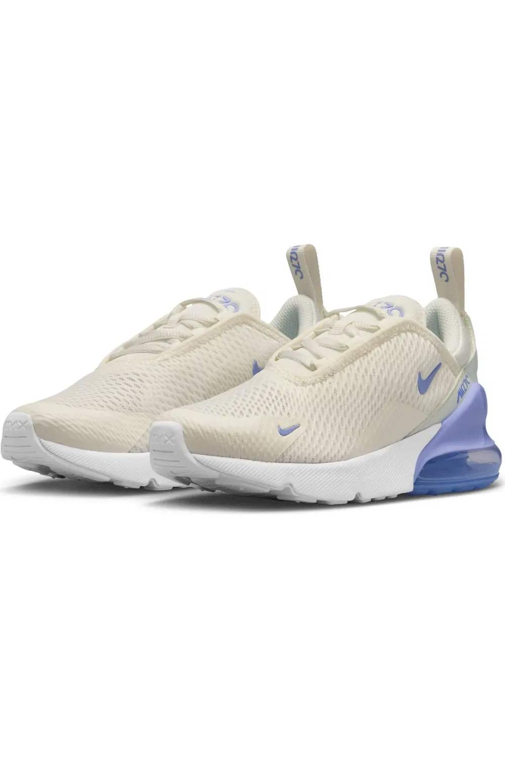 Детские кроссовки на амортизации Air Max 270 Nike, Sail/Light Thistle — фото 2