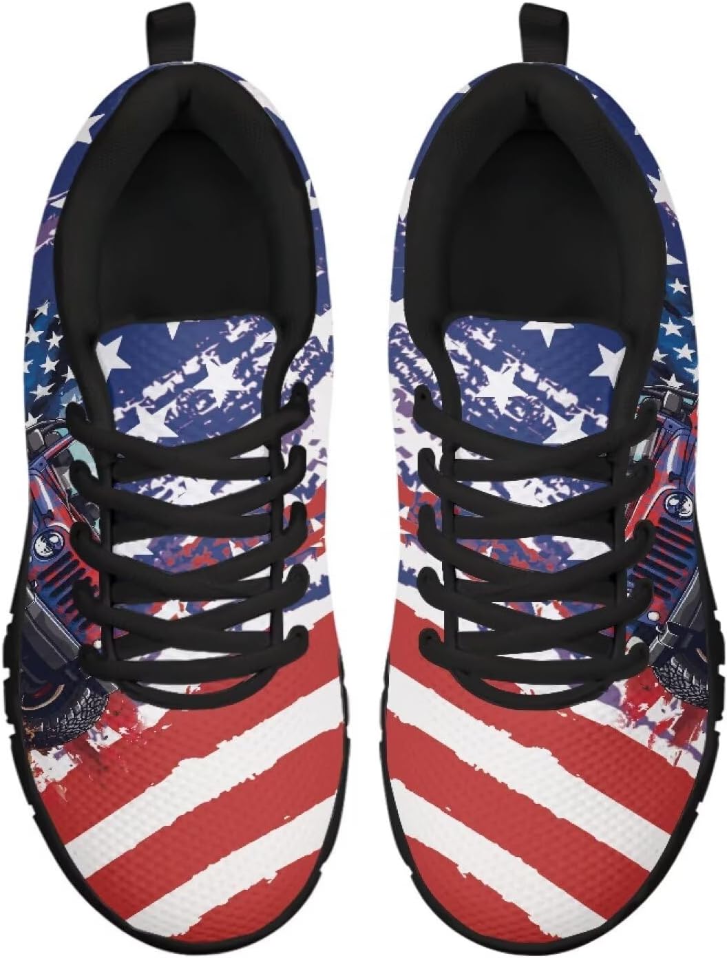 

Женские и мужские беговые кроссовки, легкие кроссовки-тренеры для занятий в зале, спорт, теннис, бег, походы Getelinseng, American Flag Tractor