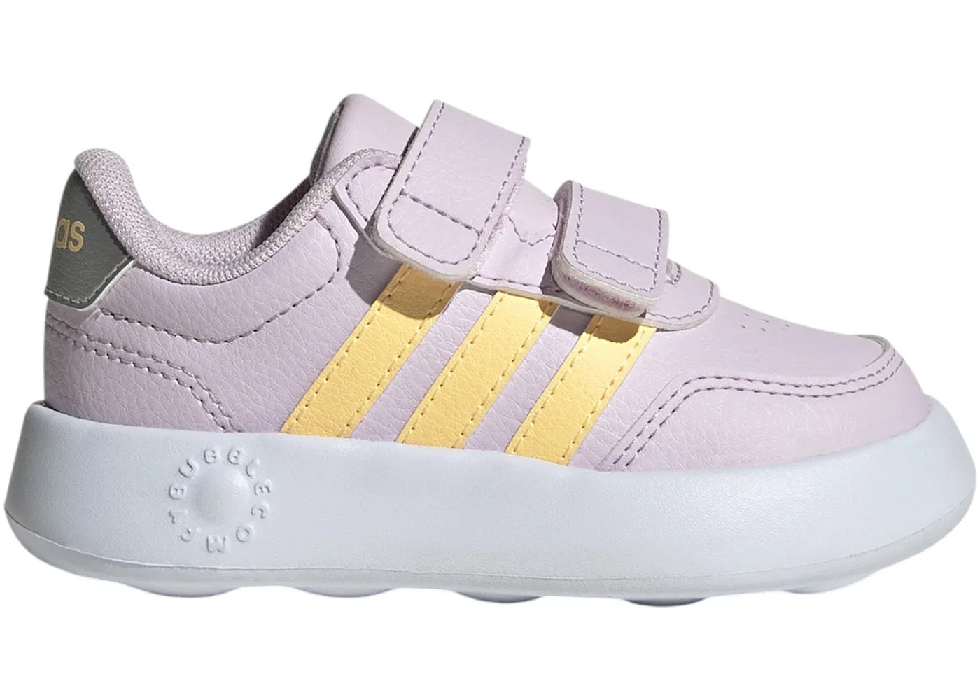 Детские кроссовки для мальчиков классические Adidas Breaknet 3.0, Ice Lavender Ice Tangerine Silver Metallic