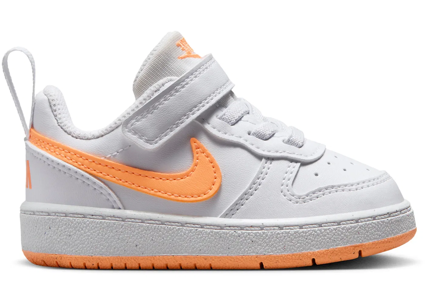 Детский кед Nike Court Borough Low Recraft, White/White/Peach Cream