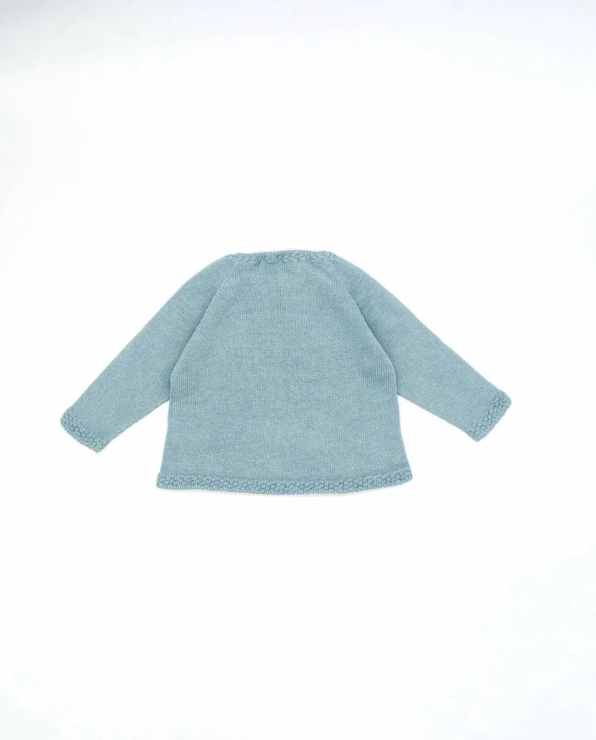 Детский свитер для девочек с длинным рукавом и принтом Heart Knit Fina Ejerique, синий — фото 2