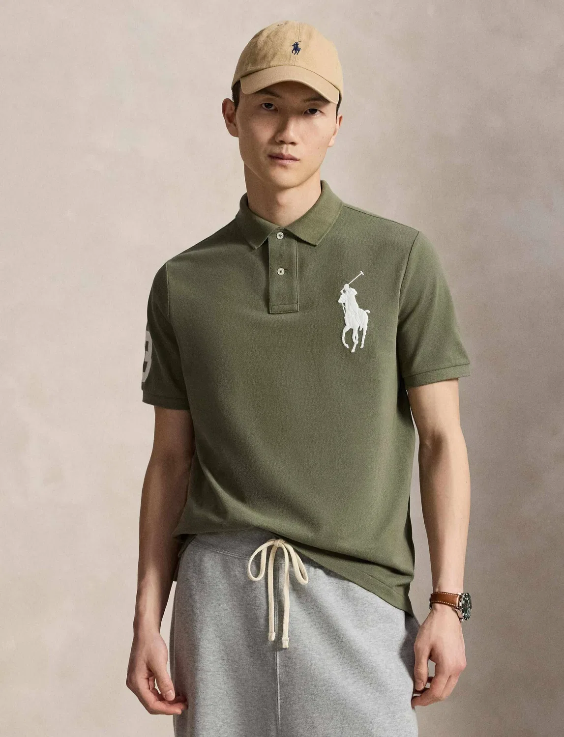 Поло с коротким рукавом Polo Ralph Lauren, Verde Oliva