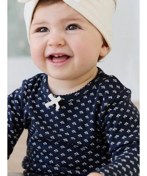 Детский боди-комбинезон с длинным рукавомLisa Petite Indigo JAMIE KAY, Navy — фото 3