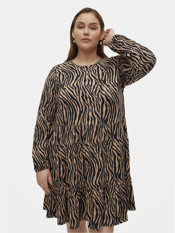 

Платье на каждый день oversize Vero Moda Curve, бежевый