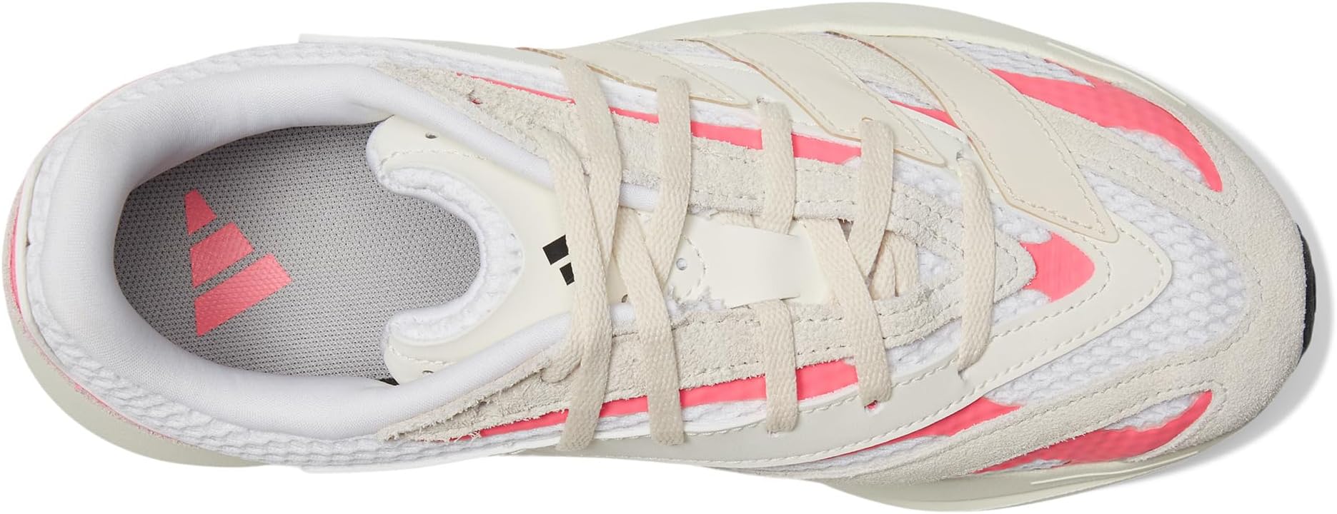 Кроссовки adidas Kids  Lightstride Sportswear Shoes, Off-White/Wonder White/Lucid Pink — фото 2