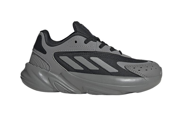 Кроссовки Ozelia Kids для дошкольников Adidas Originals, цвет Gray Black — фото 2