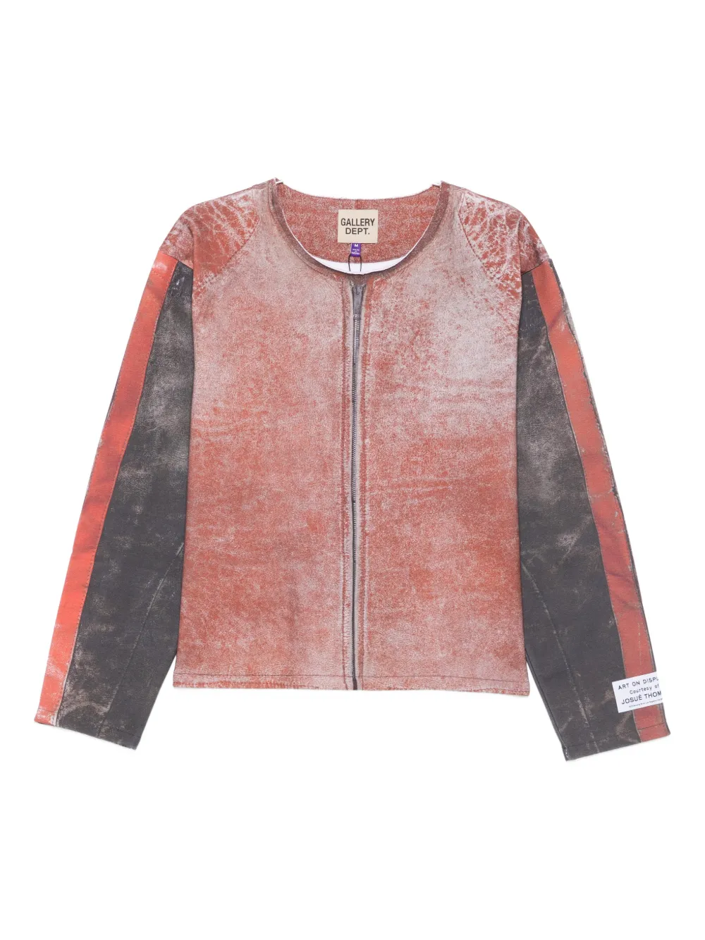 

Свитшот с графическим принтом Gallery Dept., красный