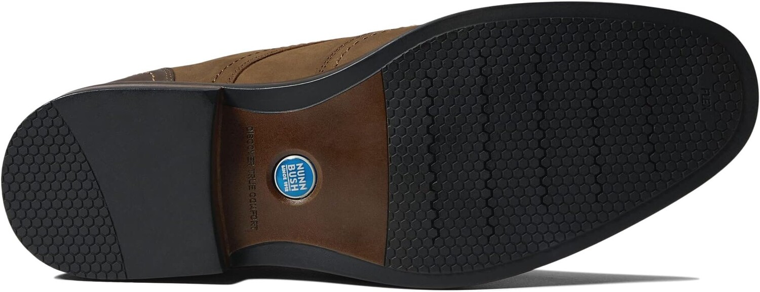Оксфорды Centro Flex Wing Tip Oxford Nunn Bush, цвет Brown Crazy Horse — фото 3