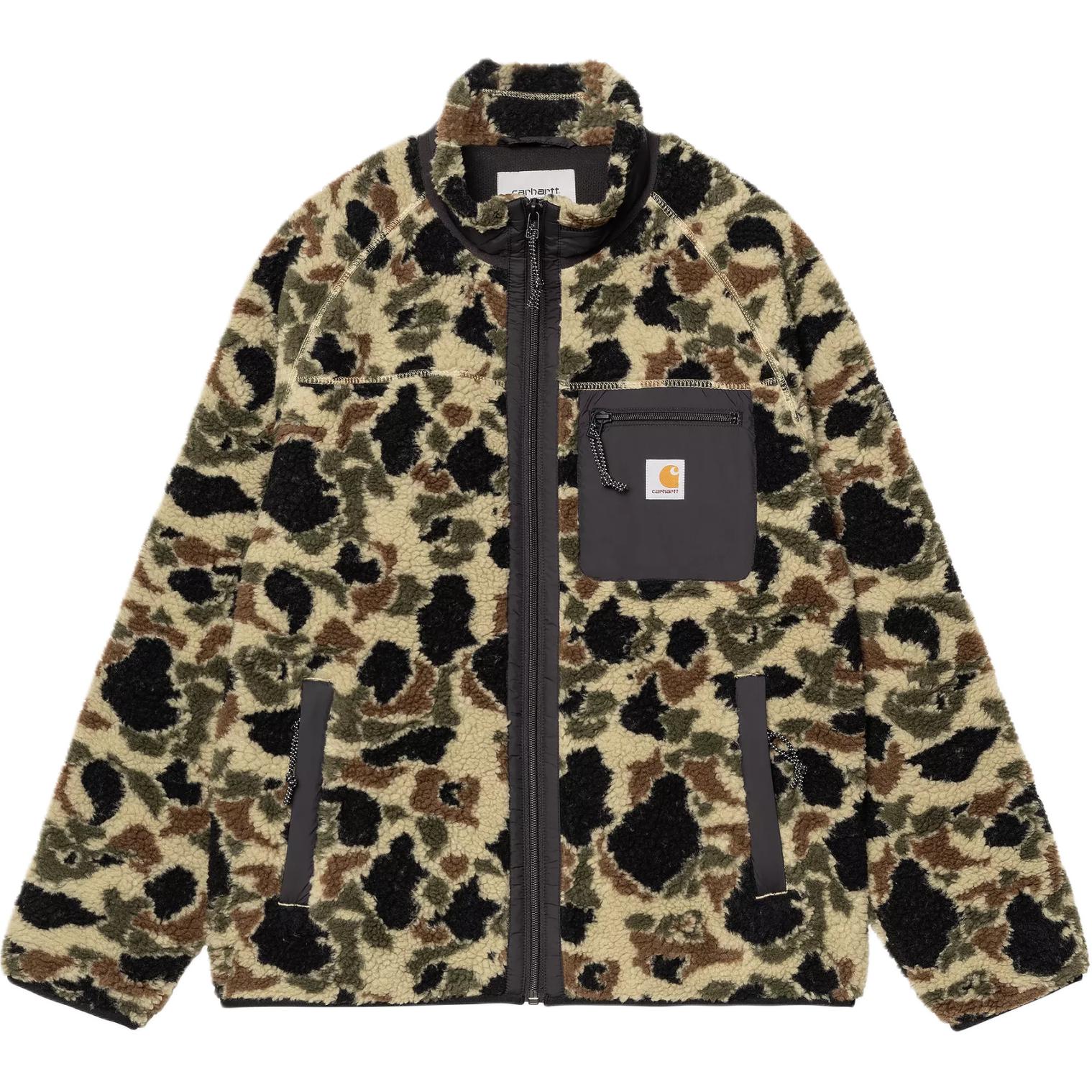 

Флисовая куртка Prentis Liner с камуфляжным рисунком Carhartt Wip, зеленый/черный color
