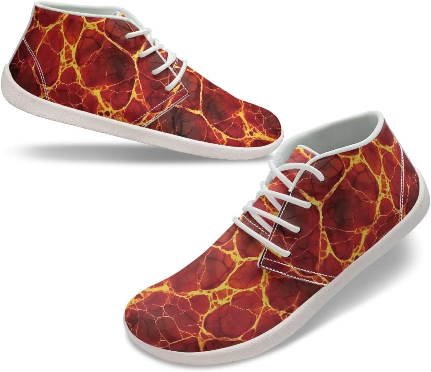 

Мужские босоножки с широкой носочной частью, легкие нескользящие прогулочные кроссовки, минималистичные кросс-тренеры с нулевым перепадом, белая подошва, размер 5-14 Qoiuvncy