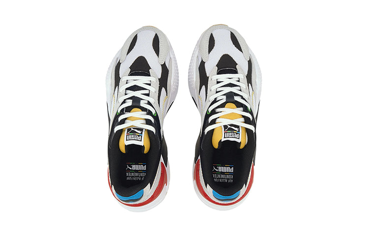 Кроссовки PUMA Rs-x Big Boys Black White Red Low Tops Sports Shoe 'Black White Gray' 374498-01 — фото 3