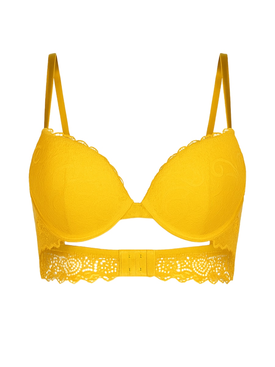 

Бюстгальтер-футболка C&City, желтый