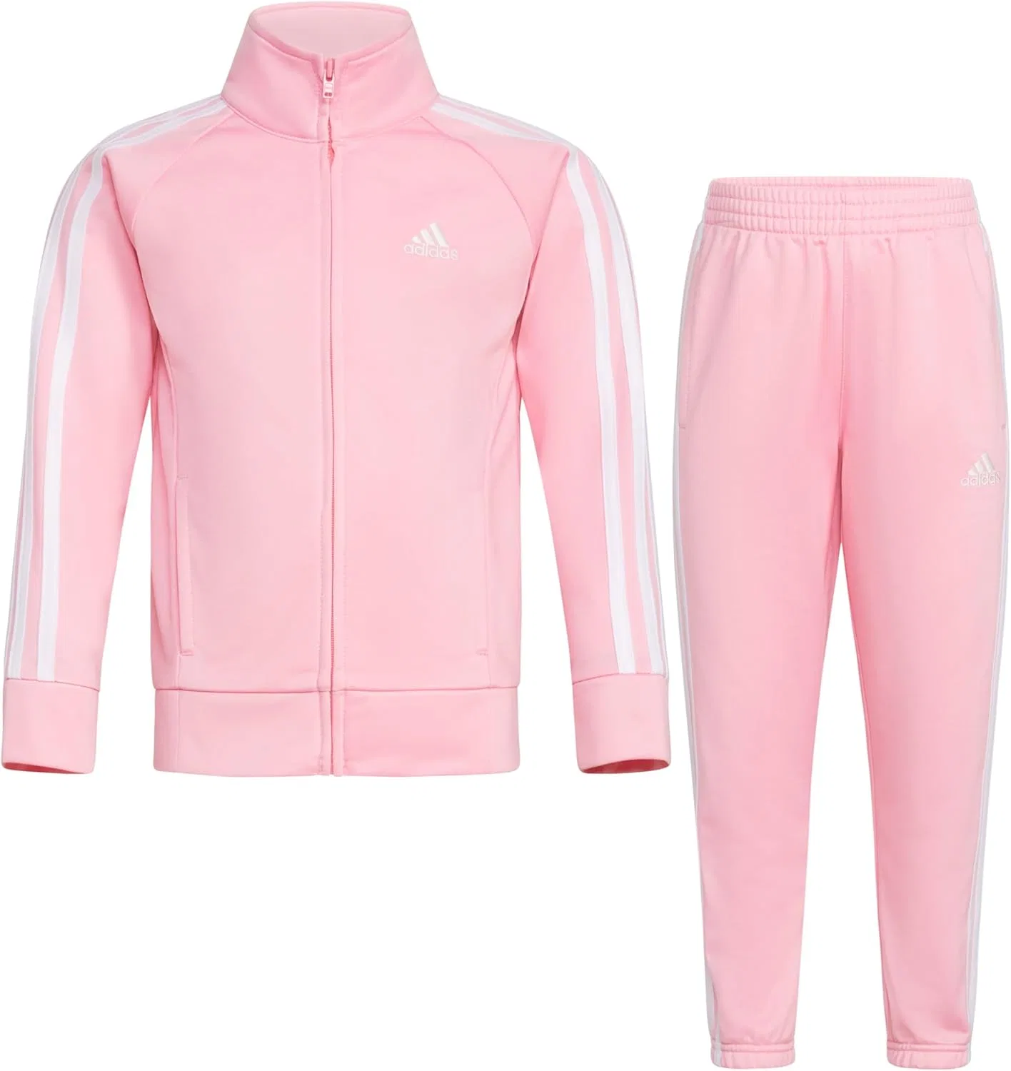 Детский спортивный костюм с курткой и брюками adidas, Light Pink
