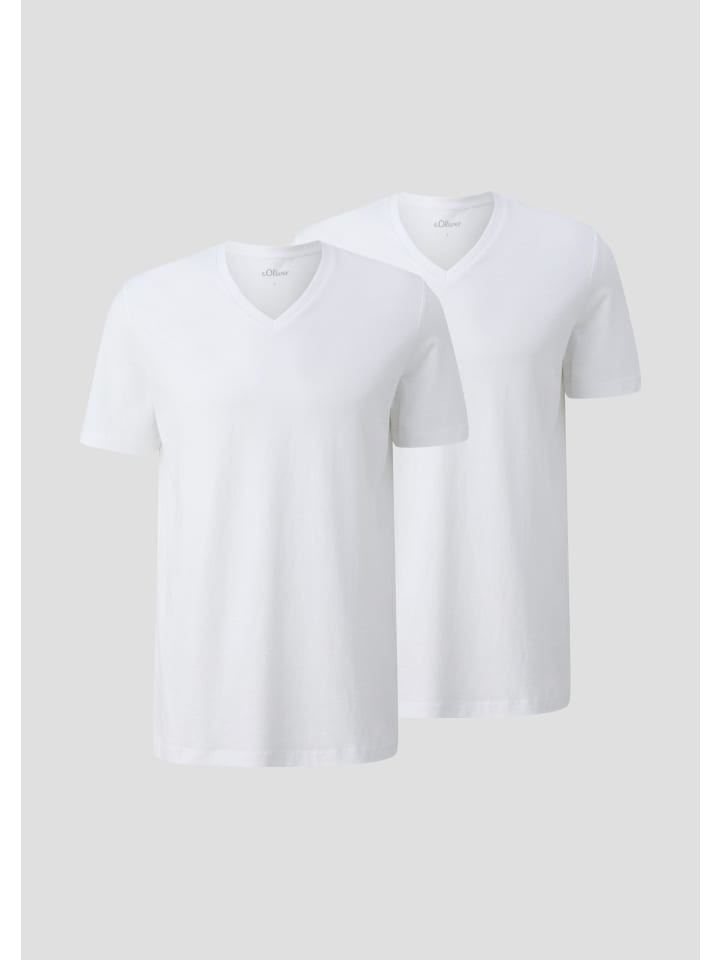 

Футболка в цвете 0100_white s.Oliver, Белый, Футболка в цвете 0100_white s.Oliver