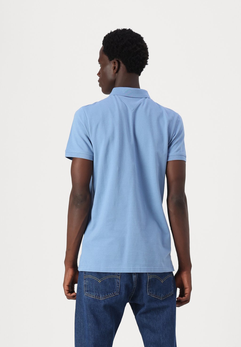 

Рубашка поло PLACKET Tommy Jeans, черный