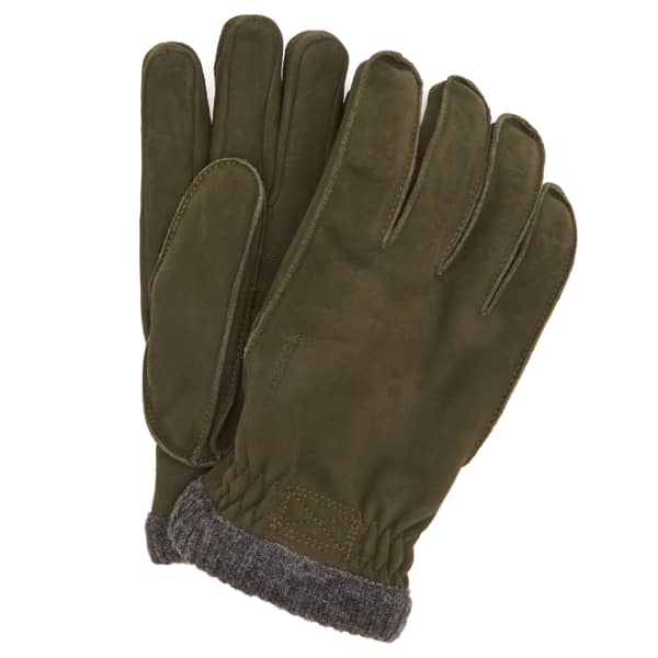 

Перчатки из нубука Joar Hestra, темно-оливковый