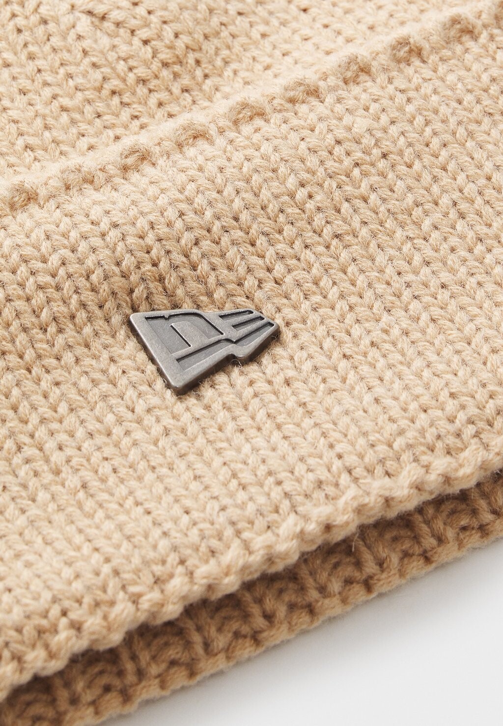 

Шапка WIDE CUFF BEANIE UNISEX New Era, бежевый