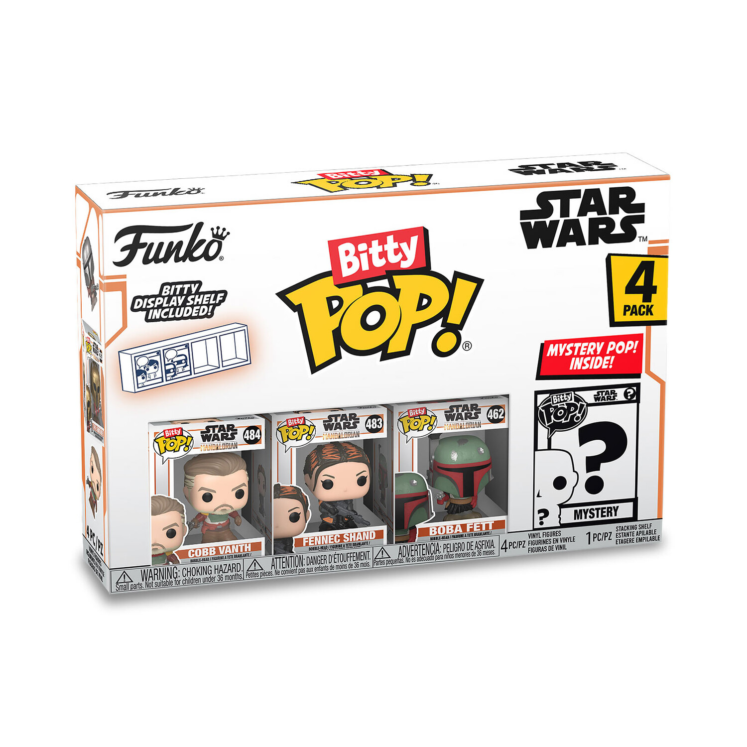 

Star Wars The Mandalorian — набор из 4 фигурок Funko Bitty Pop, серия 3