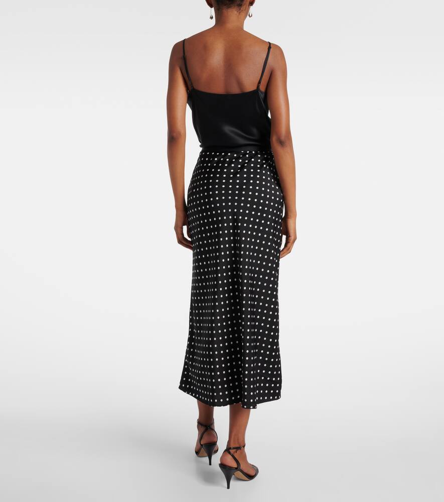 Юбка-полусолнце в горошек Polo Ralph Lauren, 1929 Polka Dot Black/White — фото 3