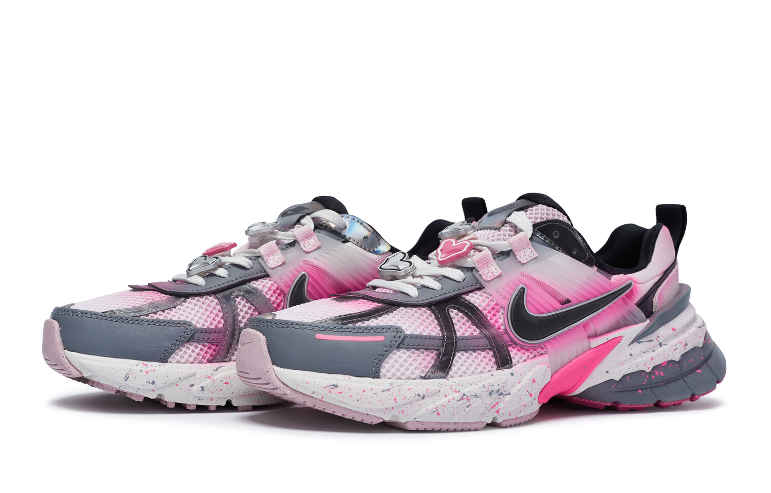 Кроссовки для бега V2K Run женские с низким верхом серые Nike — фото 2