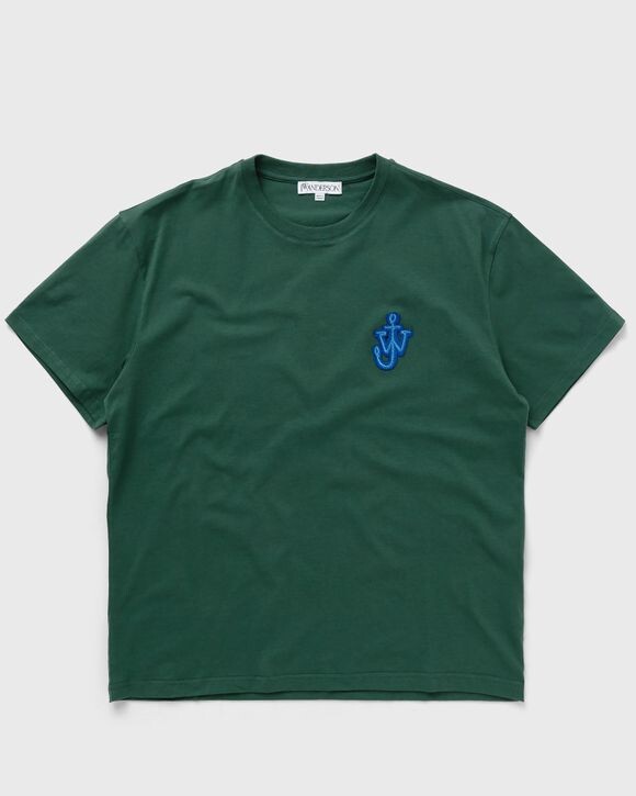 

Футболка Jw Anderson Anchor Patch Tee, цвет racing green