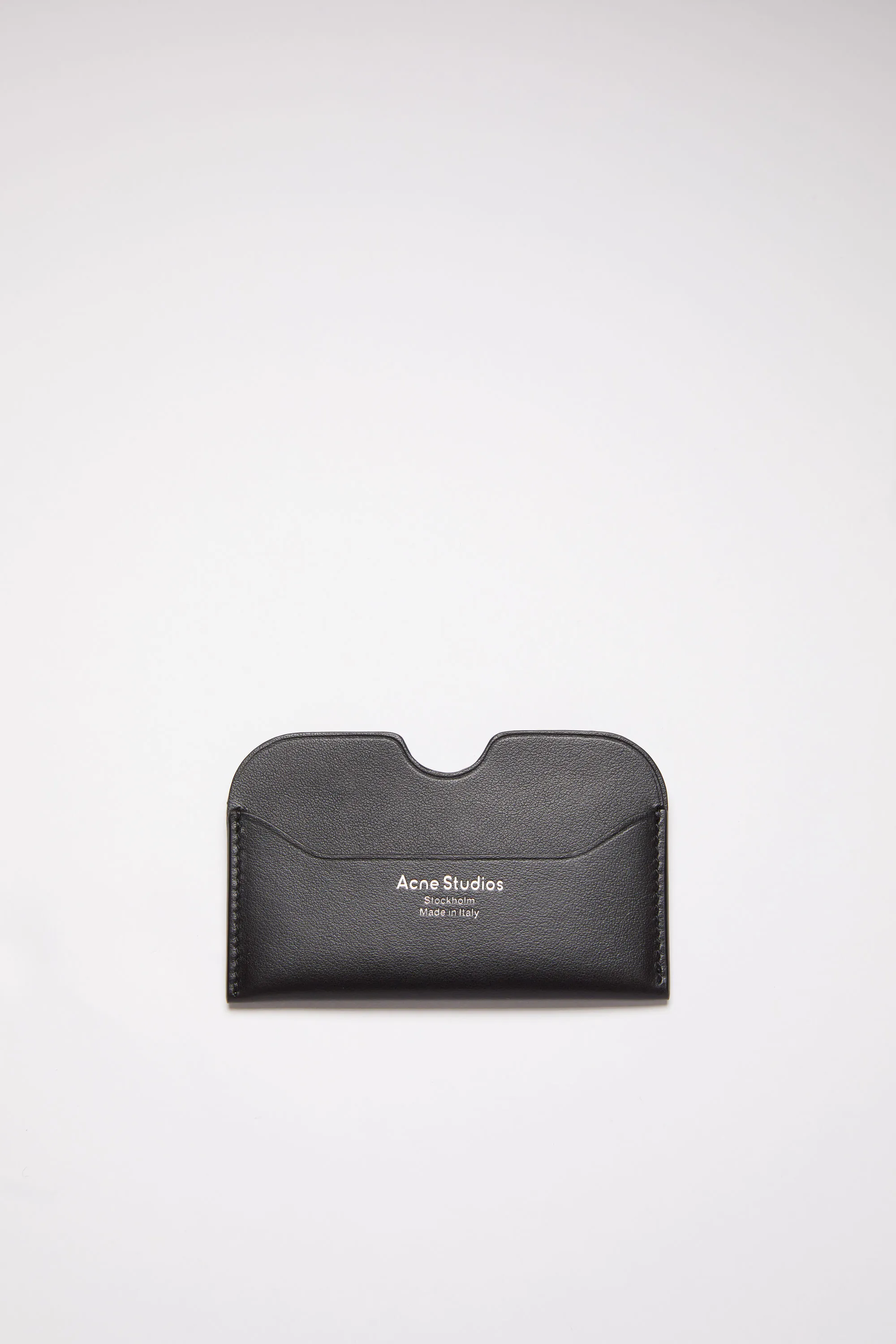 

Кожаный чехол для карт Acne Studios, черный