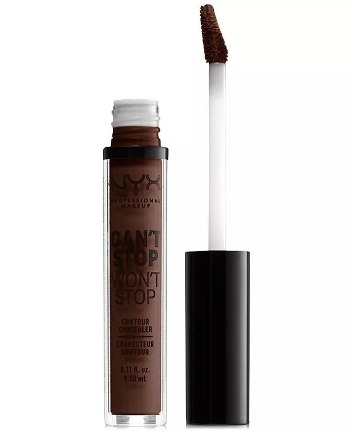 

Can't Stop Won't Stop Консилер для контура, 0,11 унции Nyx Professional Makeup, цвет Deep Espresso