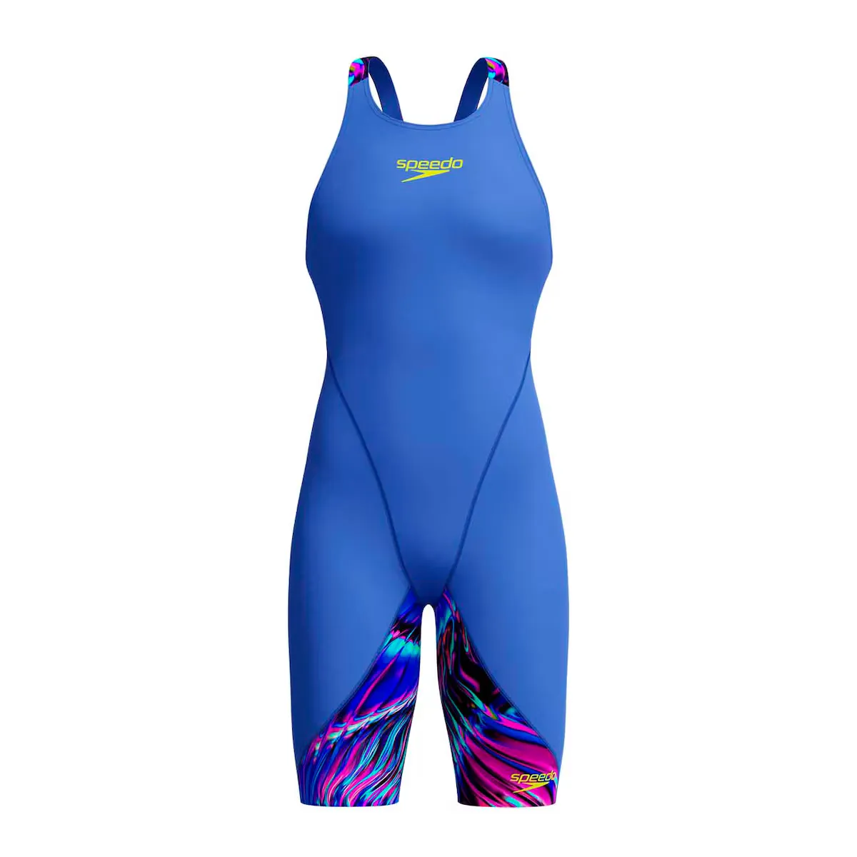 

Женский купальник для плавания LZR Ignite Kneeskin Speedo, синий