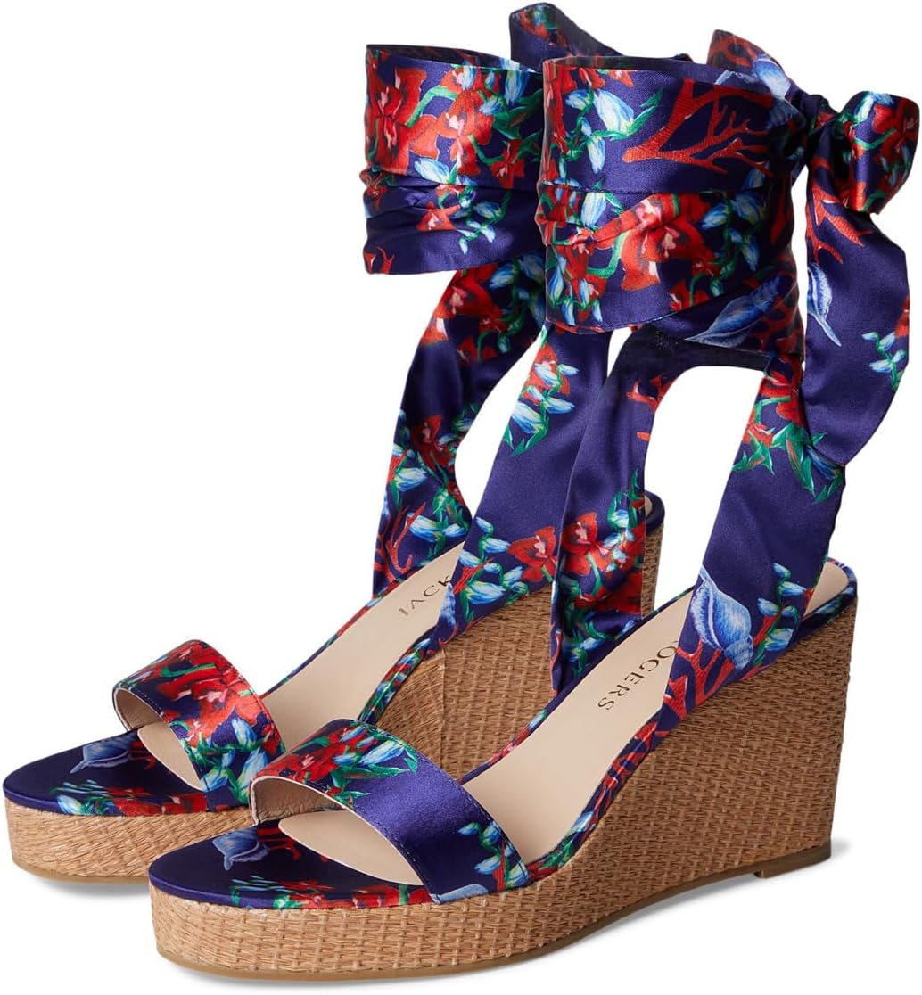 Сандалии Jack Rogers Deirdre Scarf Wedge, цвет Midnite Multi