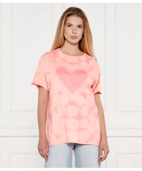 

Футболка с надписью «Love Sweat» Relaxed fit One Teaspoon, розовый