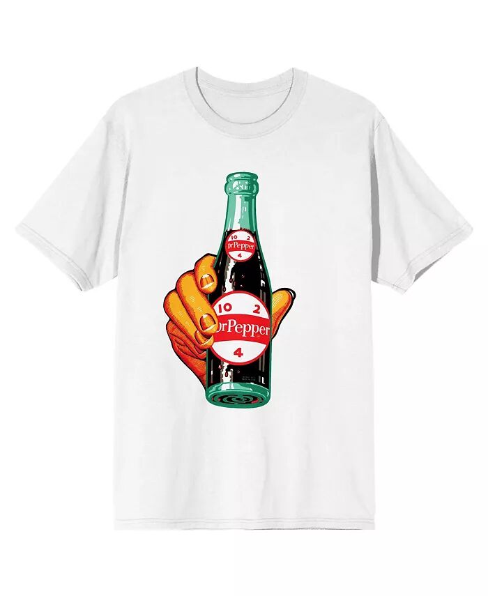 

Мужская белая футболка Dr Pepper Vintage Glass Bottle Yoo-hoo, белый