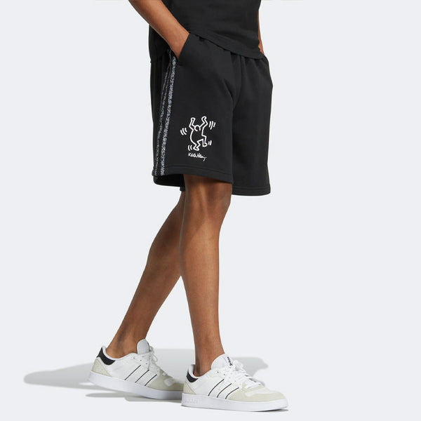 Шорты men's neo x . crossover cartoon stripe athleisure casual sports shorts black Adidas, мультиколор — фото 4