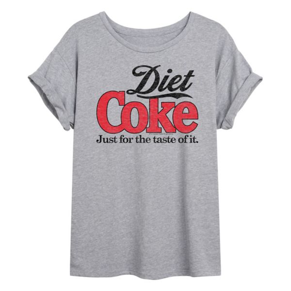 

Футболка оверсайз с ретро-принтом Diet Coke для подростков Licensed Character, серый
