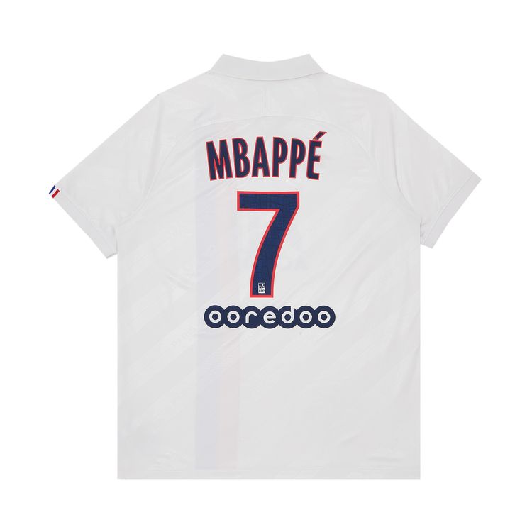 

Джерси Paris Saint-Germain Pre-Owned Paris Saint-Germain Mbappé #7 Third Stadium Jersey 'White', белый