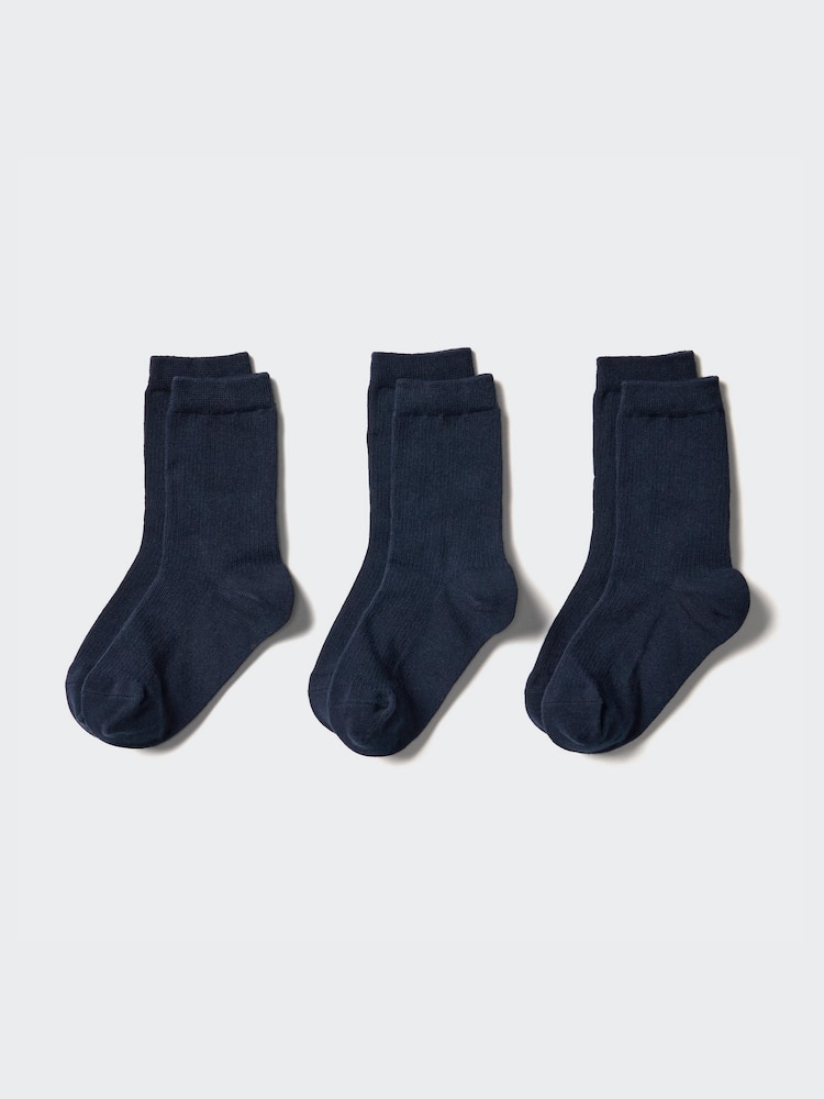 

Носки 3 пары Uniqlo, цвет 69 синий
