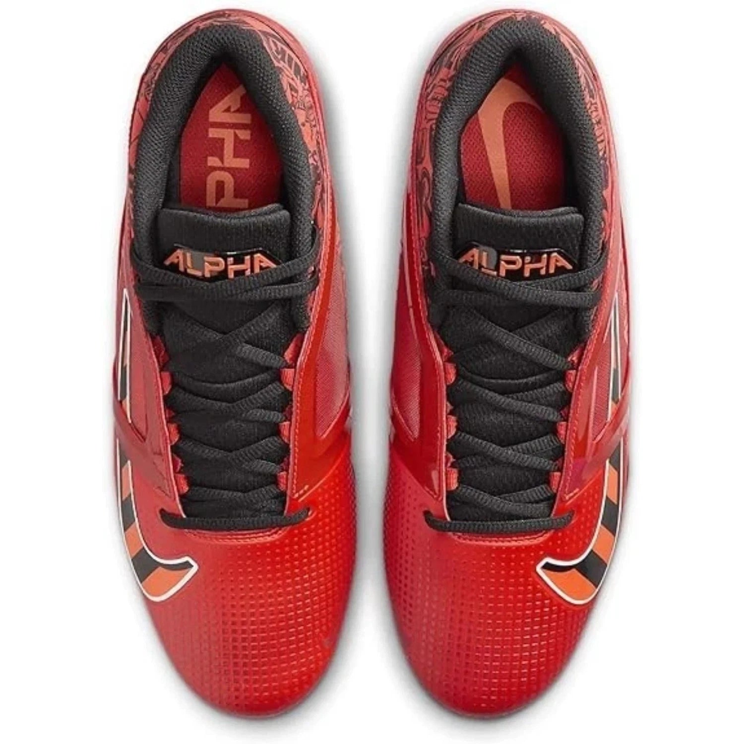 Футбольные бутсы Nike Alpha Menace 4 Pro FQ3984-600 Mens Picante Red Black NIN850 — фото 4