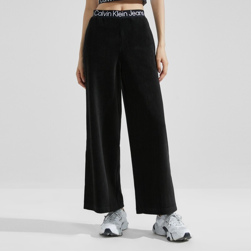 

Джинсы женские Calvin Klein с широкими штанинами, черный