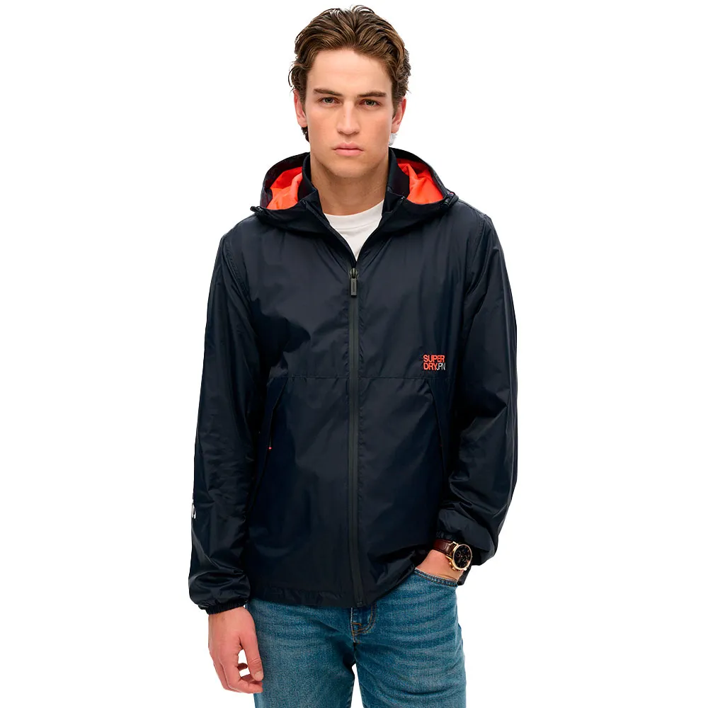

Куртка Superdry Logo Windbreaker, синий